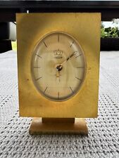 VINTAGE JAEGER Recital 8 DAYS ALARM TRAVEL CLOCK