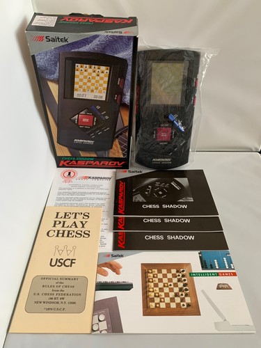 Vintage kasparov chess shadow - vintage,