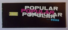 FORD POPULAR 100E orig 1962 UK Mkt Small Format Sales Brochure