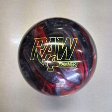 Hammer Raw Hybrid Red/Smoke/Black  bowling ball 10 LB   new in box  #025