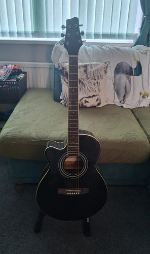 Stagg electro acoustic cutaway - stagg, electro-acoustic