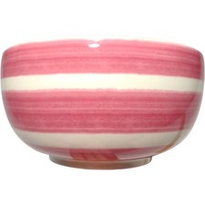 Vintage Ralph Lauren Maritime Stripe Red Serving Bowl Large Ceramic 11" Retired