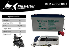 12V 85AH DC Power Lead Carbon