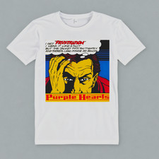 Purple hearts T-shirt mod the