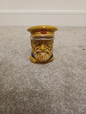 VINTAGE Lord Nelson Ware Toby Mug Jug Fish Handle Red Eyes