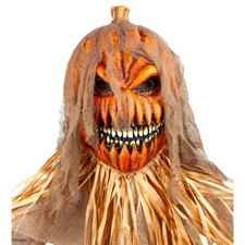 PUMPKIN SCARECROW Mask Adult