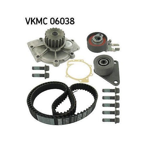 Water pump timing belt set - pump,