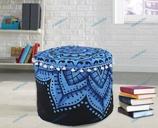Indian Mandala Pouf Ottoman