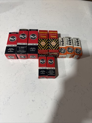Vintage vacuum tube lot rca - lot, ge