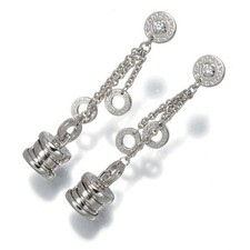 Auth BVLGARI Earrings Diamond