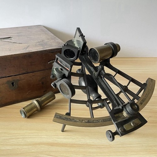 Antique sextant 19th - antique,