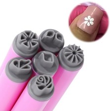 6Pcs Nail Art Stamp Pen Set