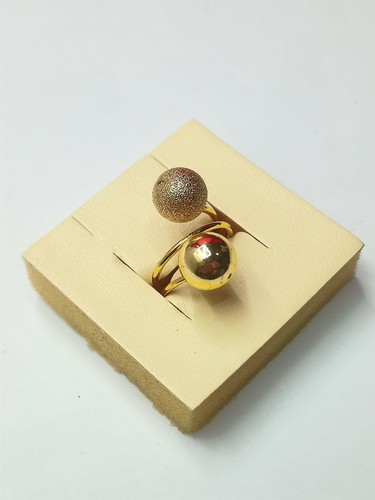 Vintage soviet ball ring - vintage,