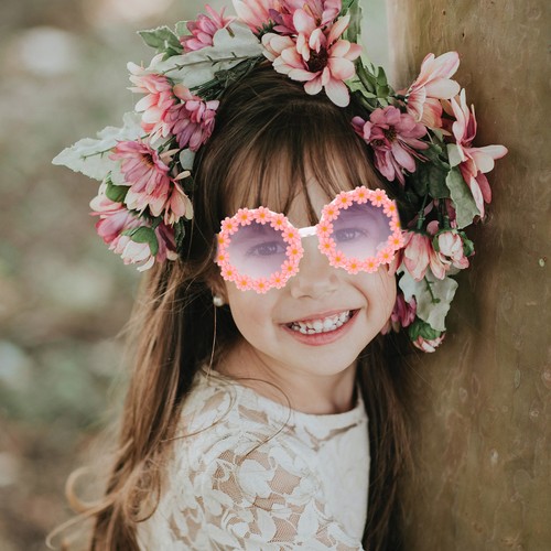Sunflower glasses children - sunflower,