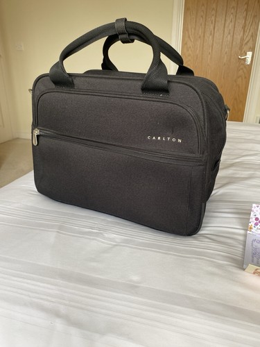 Carlton black travel bag - travel,