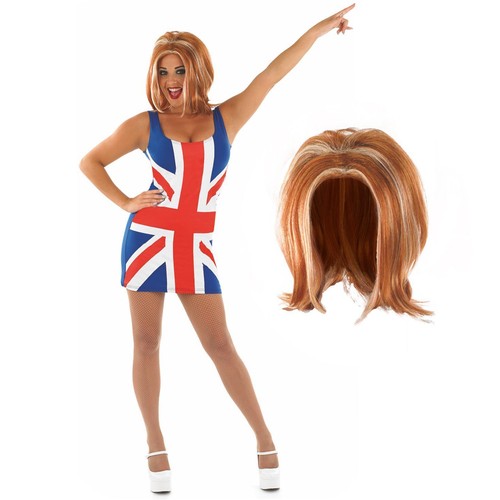 Womens union jack girl dress - womens,