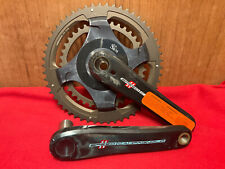NOS Campagnolo Carbon SRM PM7 crank set crankset 175 53/39 -11s power meter