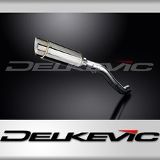 Kawasaki Z750 2004-2006 Delkevic Slip On 8" Round Stainless Exhaust Muffler Kit