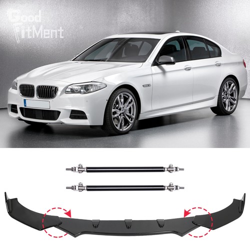 Glossy black front bumper - glossy, lip