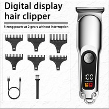 Professional Hair Clippers Trimmer Cutting Beard Cordless Barber Shaving Machine