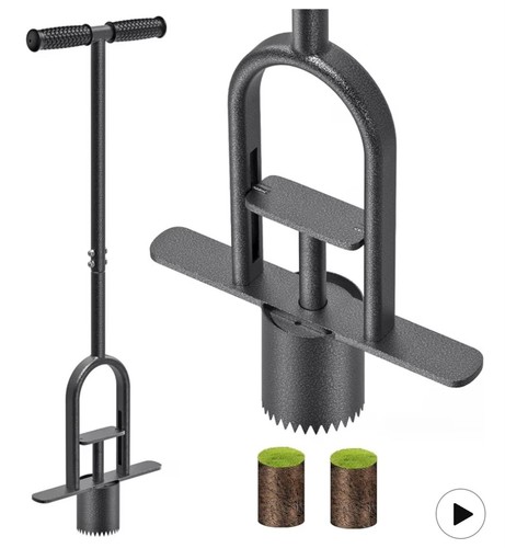 Manual sod plugger lawn tool - manual,