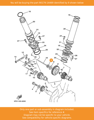 Yamaha nut 90179 14469 - yamaha, oem