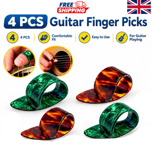 4pcs thumb picks guitar - 4pcs,