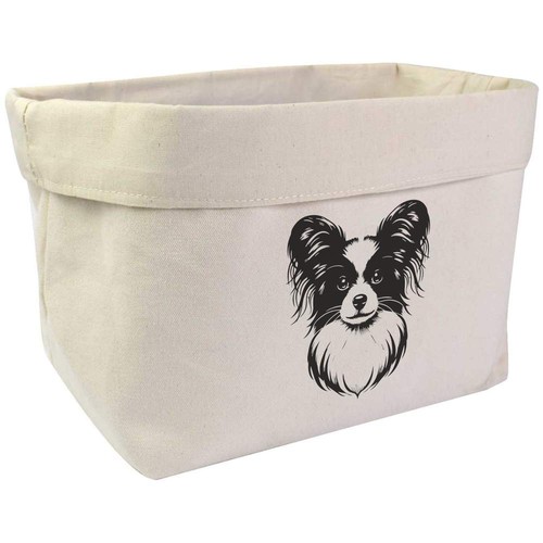 Large papillon dog canvas - large, dog'
