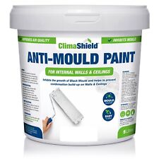SmartSeal Anti Mould Paint WHITE for Walls and Ceilings 5yr Protection (4 Sizes)