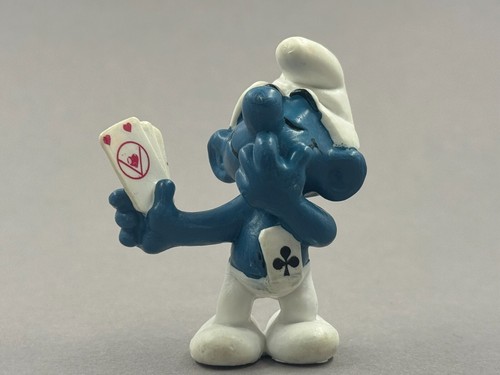 20056 card smurf schleich - card,