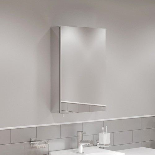Bathroom mirror cabinet single - bathroom,