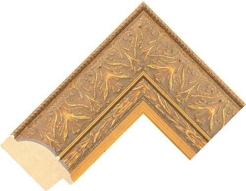 63mm wide gold dome wood - gold,