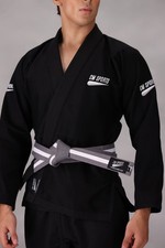 Kids & Adults Jiu Jitsu Gi Black White Blue BJJ Uniform with Free White Belt