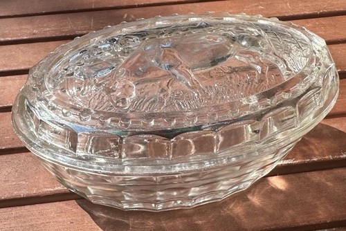 Vintage oval glass - oval,