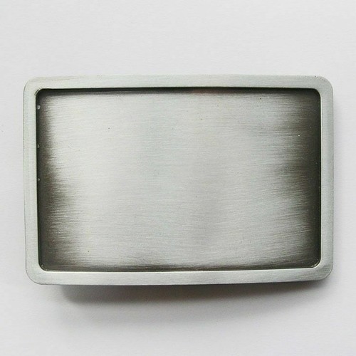 Antique silver rectangle blank - antique,