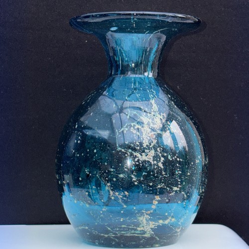 Vtg signed mdina - signed, vase