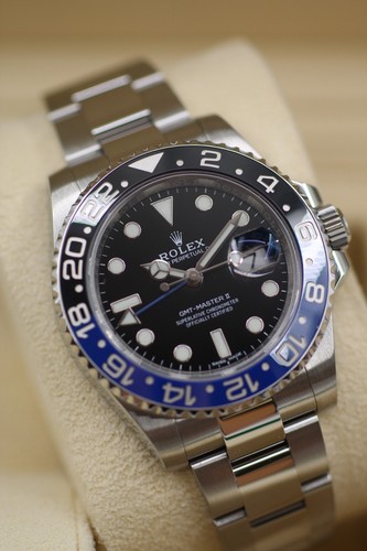 Rolex gmt master - ii, batman