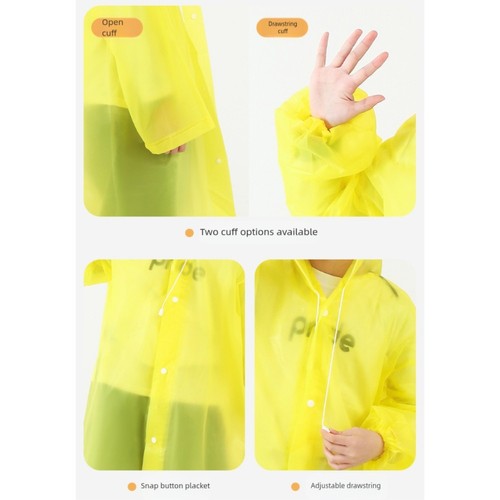 Kids transparent raincoat - transparent,
