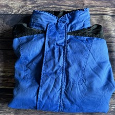 Mens 90s Marlboro Unlimited Blue & Black Windbreaker Jacket Size ~ XL ~ Vintage 