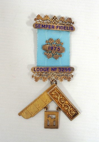 Vintage masonic jewel - vintage, medal