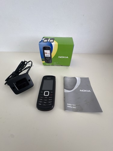 Nokia 1661 black feature phone - black,