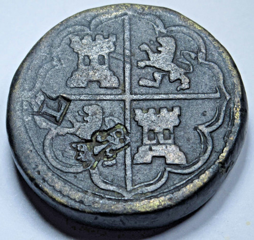 Antique 1600 reales weight - 1600's, 4