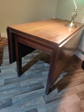 Antique Oak Drop Leaf Table -