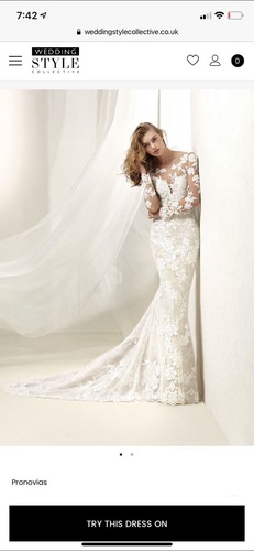 Pronovias wedding dress - wedding, size