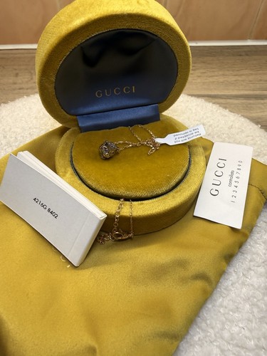 Gucci lion head necklace 18k - lion,