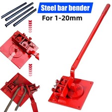 Heavy-duty Manual Rebar Bender 1-20mm Bending Tool Portable Steel Bar Bender