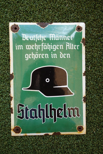 German stahlhelm enamel on - stahlhelm,