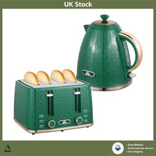 Stylish Green Kettle Toaster