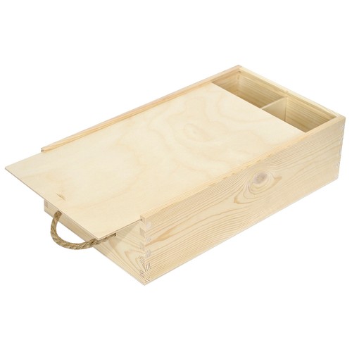 Wooden wine box with - box,