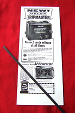 HALDA SPEEDPILOT + TRIPMASTER RALLY CLOCK TIMER 1964 ORIGINAL VINTAGE ADVERT